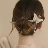Acessórios de Cabelo Hanfu Estilo Antigo, Grampos de Cabelo Versáteis de Liga Metálica com Franjas Retrô, Enfeites para Coques, Grampos de Cabelo Estilo Chinês Novo para Atacado