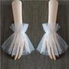 Fornecedor de Fábrica Luvas Decorativas para Vestido de Noiva de Casamento, Luvas Protetoras Solares com Pérolas, Mangas, Flores de Pulso para Fotos de Madrinhas