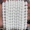 Cuentas de Vidrio Natural de Barril 8x9mm Sueltas para Pulsera Collar DIY Accesorios de Joyería Cuentas Semiacabadas Venta al por Mayor
