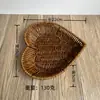 Cesta de Armazenamento em Forma de Coração de Corda de Papel Trançada à Mão Imitação de Rattan Caixa Organizadora de Mesa para Diversos Cesta de Armazenamento para Maquiagem Chaves Entrada
