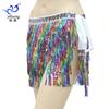 Falda Corta con Flecos de Lentejuelas Cadena para la Cintura Danza India Bohemio Pañuelo para la Cadera de Atar Pañuelo para la Cintura de Danza del Vientre Traje de Danza del Vientre