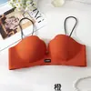 Sujetador Push-Up para Busto Pequeño con Pétalos, Anticaída, Sin Aros, Tirantes Finos, Espalda Bonita, Soporte Lateral, Lencería para Mujer