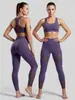 Calças de Yoga Juyitang Europeias e Americanas Transfronteiriças Calças Pêssego Cintura Alta com Recortes em Tela Leggings Esportivas Levanta Bumbum Calças de Fitness