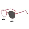 Nuevas Gafas Planas que Cambian de Color Anti Luz Azul, Versátiles para Hombres y Mujeres, Gafas Artísticas de Gama Alta, Gafas Protectoras para Computadora y Teléfono Móvil
