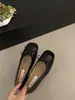 Mocasines planos de estilo de noche con lazo, suaves, para mujer, primavera y otoño, poco profundos, estilo francés de ballet, zapatos de abuela de suela blanda