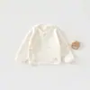 Roupas para Recém-Nascidos, Algodão Puro de Outono 0-3 Meses Roupas com Fechamento nas Costas, Tipo um Body Sem Costura, Roupas para Bebê Recém-Nascido Sala de Parto