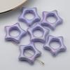 Nuevo Plástico Acrílico Niños Hecho a Mano DIY Colorido Estrella de Cinco Puntas Cuentas Cadena para Teléfono Móvil Cuentas Cuentas Sueltas Accesorios de Joyería