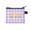 Bolsa Fresca Pequeña Monedero para Niños Estudiante Portátil Bolsa para Tarjetas Simple Grande Moderna Redonda Estampada Suave Bolsa de Almacenamiento