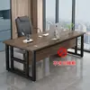 Mesa de gerente simples para uma pessoa, mesa de computador, mesa de supervisor moderna minimalista, combinação de mesa e cadeira de escritório