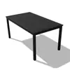 Mesas y Sillas de Plástico-Madera para Exteriores, Muebles para Cafetería al Aire Libre en el Patio, Muebles de Madera Anticorrosión para Terraza, Fábrica de Mesas y Sillas de Ocio para Balcón