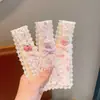 Organizador de Cabello para la Frente con Borde de Encaje y Cierre Mágico de Amplia Ala para Fijar Cabellos Sueltos, Accesorio para el Cabello Infantil, Parche para Fijar el Cabello de Niñas