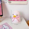 Lámpara de noche LED con forma de patito para dormitorio de niña, adorno para dormitorio, regalo creativo