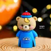 Caixa de Almoço de Polpa de Halloween Decoração de Bolo Fantasma Engraçado Demônio Abóbora Pom-pom Chapéu Pequeno Acessórios de Inserção
