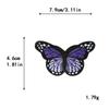 Bordado por Computadora Mariposa Colorida Transfronterizo Más Vendido Parches Mixtos de Mariposas para Chaquetas Abrigadoras Parches de Bordado Hechos a Mano para DIY
