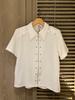 Camisa de manga corta con cremallera negra estilo yuppie retro americano, nueva marca de moda para hombres y mujeres, estilo bf holgado, top con cremallera que combina con todo.