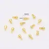 Colgante de Corazón Color Duradero Relleno de Oro de 14K Microincrustado con Circonita Accesorios de Joyería DIY Colgante de Cadena de Cola de Gota de Agua para Pulsera