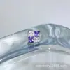Brincos Astmf-13 de Liga de Titânio com Grade Quadrada Degradê Titânio G23 Rosca Interna Zircônia Piercings para Lábio Piercings para Orelha Joias para Piercing
