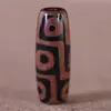 Pulseira de Contas Dzi de Ágata Natural Nove Olhos, Contas Soltas, Três Olhos, Vários Estilos, Acessórios de Pulseira Estilo Étnico Vintage