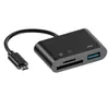 Use este leitor de cartão OTG portátil para importar fotos originais da câmera e acessar arquivos de pen drive em seu smartphone ou laptop facilmente