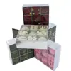 Bola de Navidad Hueca Aterciopelada de 6 cm Adorno Colgante Adorno para Escena Decoración de Árbol de Navidad Set de Bolas Caja Venta al por Mayor