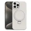 Adequado para iPhone16promax Capa de Celular de Silicone Líquido com Furo Grande Apple 15 Capa de Celular de Cor Sólida Totalmente Coberta Resistente a Quedas