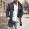 Casaco Masculino Xadrez 2022 Novo Produto Jaqueta Wish Estação Europeia Amazon Casaco Trench Coat Aliexpress Lã Atacado