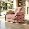 Sofá perezoso comprimido relleno de espuma triturada, bolsa de frijoles super grande, adecuado para acostarse y dormir, felpa, producto popular de comercio exterior transfronterizo, cama plegable