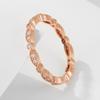 Anillo de Diamantes de Plata Esterlina S925 Chapado en Oro para Mujer Diseño de Nicho de Venta Caliente de Comercio Exterior Europeo y Americano Estilo Ins Uso Apilado Anillo Combinable