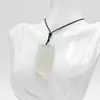 Collar de piedra semipreciosa amatista piedra natural cadena para suéter cadena de suéter casual collar con colgante de jade colgante accesorios para joyería diy venta al por mayor