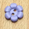 Botones de resina de girasol en colores de caramelo en stock, botones de dos agujeros para ropa y juguetes, accesorios decorativos versátiles, botones para manualidades