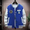 Terno de beisebol nacional primavera e outono, casaco masculino, solto, marca Tide, jaqueta de estudante, top, roupas de casal para meninos, tudo combinando