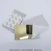 Según la demanda del cliente línea de corte de corte de chapa de acero estampada corte plano rectangular reflectante espejo metálico súper liso señal