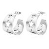 Pendientes de acero inoxidable de 18 quilates con forma de estrella hueca y diseño personalizado para mujer, serie europea y americana, 2024