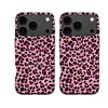 Venta Caliente Europea y Americana Clásico Estampado de Leopardo iPhone 17 Funda de Teléfono Sexy Doble Capa a Prueba de Caídas Apple 16 Estilo de Niña Funda Protectora