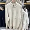 Suéter de Punto con Media Cremallera Estilo Japonés para Hombre y Mujer, Suéter Suave de Manga Larga para Otoño e Invierno 478546