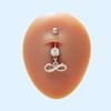 Gatte Corazón europeo y americano transfronterizo, sirena, full diamond, piercing para ombligo, sol, arco, acero inoxidable, clavo para ombligo