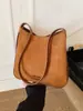 Bolso de Hombro Retro de Gamuza Transfronterizo Simple para Mujer Otoño Temprano 2025 Simple Casual Versátil para el Trabajo