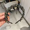 Faixa de Cabelo Luxuosa e Sofisticada com Ondas de Strass para Mulheres, com Sensação de Alto Padrão, Apresentando Dentes Antiderrapantes e um Design de Coroa Alta