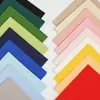 Tela de algodón y lino de color liso, hecha a mano, para bricolaje, práctica para principiantes, bordado, pieza pequeña de tela, bolsita, pañuelo, material para bordar uno mismo