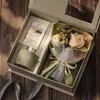 Regalo creativo de vacaciones para niñas para darle a mamá o a la maestra: ramo práctico de claveles con fragancia duradera set de regalo