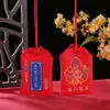 Saquito Zodiacal, bolsita de fragancia clásica, bolsa amuleto, bolsa talismán de Año Nuevo para el año zodiacal propio, colgante de cuello portátil, empaquetado individualmente
