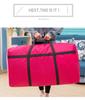 Bolsa Tejida Grande de Tela Oxford Engrosada para Mudanzas al por Mayor con Correas Horizontales Reforzadas, Bolsa de Viaje Resistente al Desgaste, Bolsa Tote Ampliada