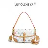 Bolsas Estampadas de Nicho de Gama Alta para Mujer 2026 Nueva Moda Bolso Cruzado Versátil Bolso de Mano Cuadrado Pequeño Exquisito Súper Popular