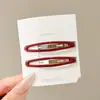Pinza para el pelo de lunares de dopamina para mujer, Pinza lateral dulce y versátil, Pinza Bb linda, Pinzas de colores para flequillo y cabello, Pasador de moda