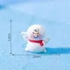 Paisaje Micro Navideño Muñeco de Nieve Invierno Lindo Muñeco Lindo Decoración DIY Accesorios para Colgar Mini Adornos de Escritorio