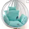 Almofada de assento para cesta suspensa, almofada de balanço para cadeira suspensa, almofada para cadeira de balanço de rattan, almofada de assento integrada espessa, transfronteiriça, almofada de assento removível e lavável