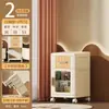 Armário de armazenamento multicamadas 36-42CM, armário de armazenamento tipo gaveta para cabeceira de cama, banheiro, armário de cozinha com rodas, design de porta aberta, armário para espaços estreitos