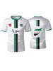 Estación Independiente Transfronteriza Camiseta de Verano para Hombre Impresión Digital Deportiva Cuello Redondo Holgada de Manga Corta Camiseta de Uniforme de Fútbol 3D