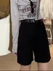 Pantalones de pierna ancha adelgazantes de color liso simples y elegantes, jeans y shorts versátiles casuales para mujer con pretina, novedad de verano 2026