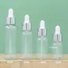 Botella gotero para aceites esenciales 30/40/50/60ml Cuerpo Líquido Puro Botella Vacía Plástico PET Botella para Líquido de Crecimiento de Pestañas